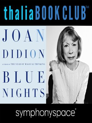 cover image of Joan Didion's Blue Nights